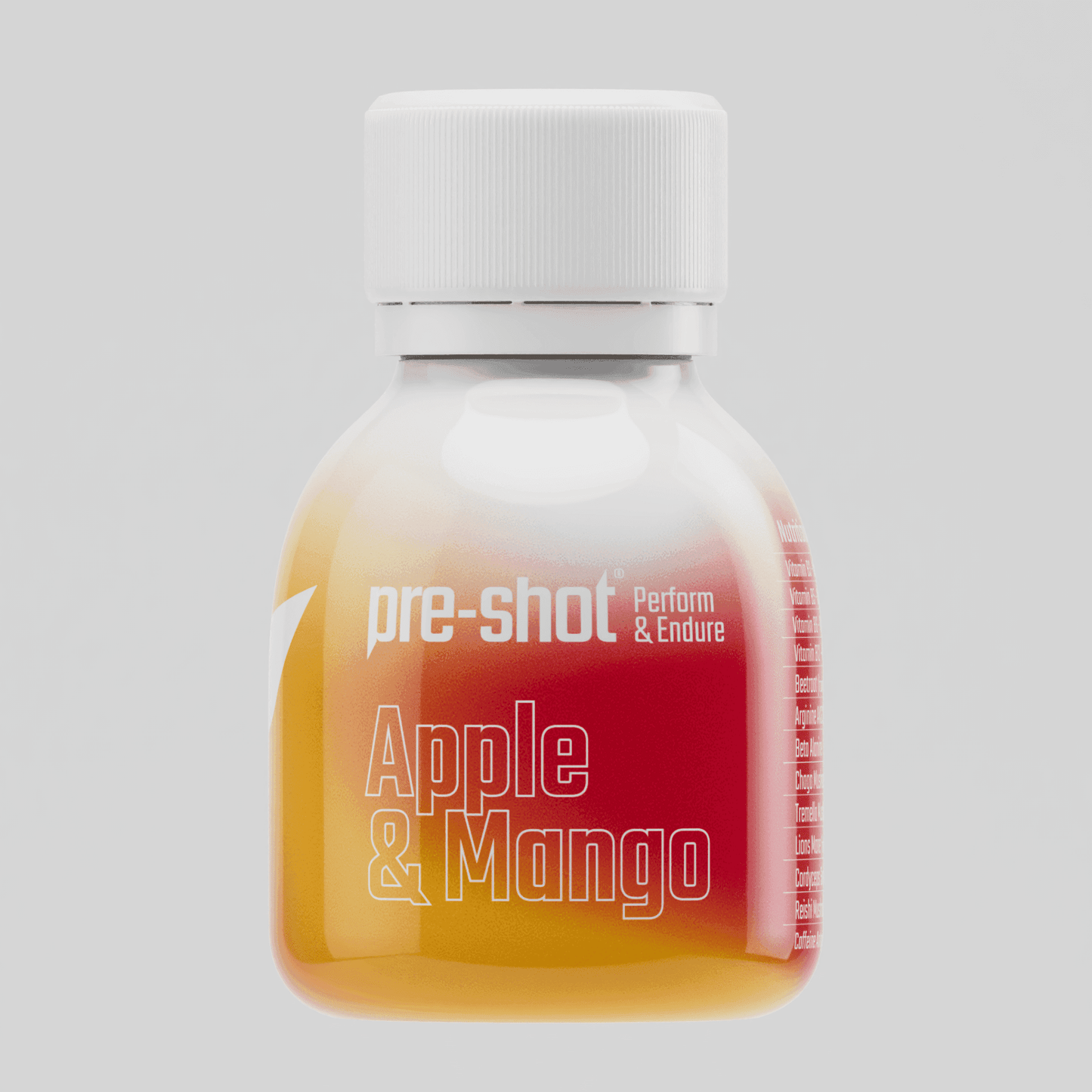 Pre-Workout Shot - Apple & Mango (6 x 60ml)