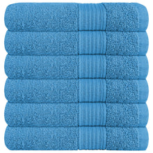 Rhodes Towel Aqua 100% Cotton Hotel Quality Soft Super Absorbent Hand Bath Towels, Sheets & Face Cloths by OLIVIA ROCCO