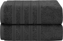 Ritz Viscose Stripe Super Soft Cotton Luxury Absorbent Towels, Jumbo Bath Sheet Packs & Towel Bale Sets Available by OLIVIA ROCCO