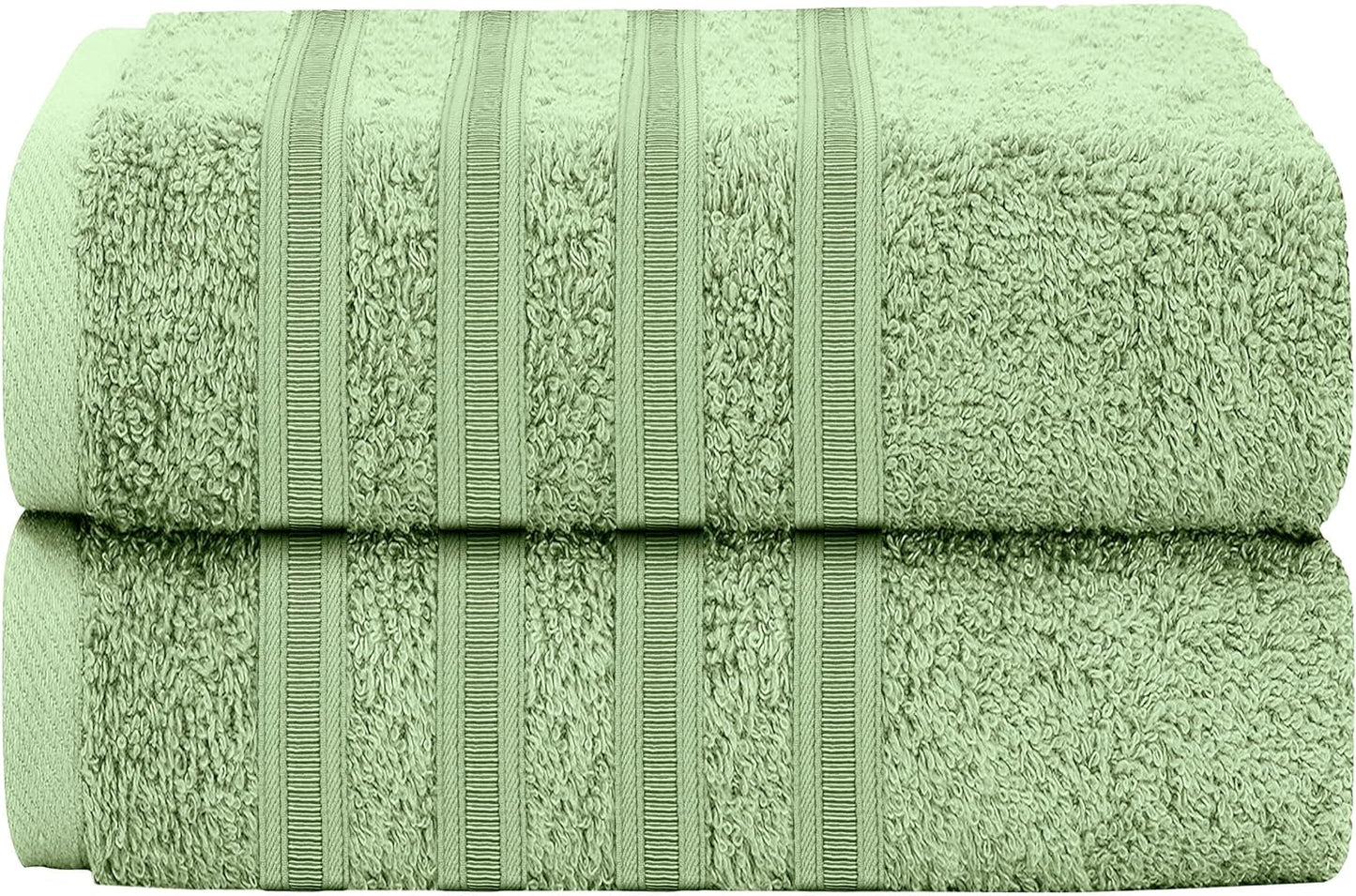 Ritz Viscose Stripe Super Soft Cotton Luxury Absorbent Towels, Jumbo Bath Sheet Packs & Towel Bale Sets Available by OLIVIA ROCCO