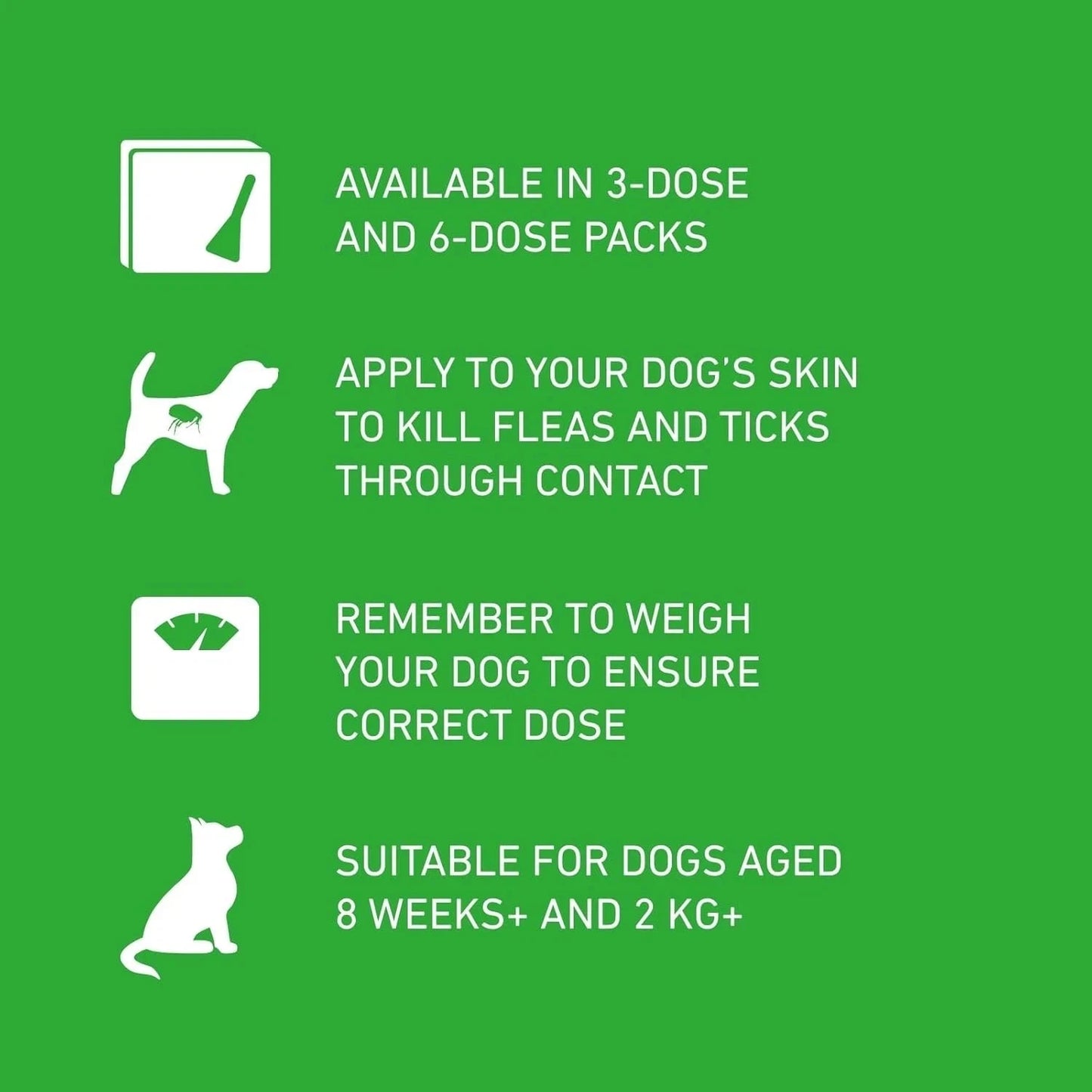 FRONTLINE SPOT ON PLUS Flea, Tick Treatment Small Dogs 2-10Kg 6 pipettes