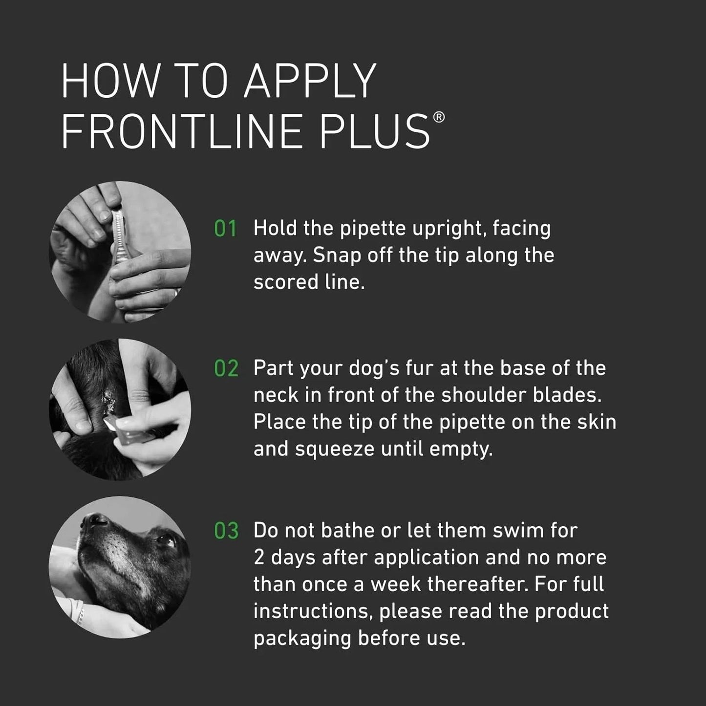 FRONTLINE SPOT ON PLUS Flea, Tick Treatment Small Dogs 2-10Kg 6 pipettes