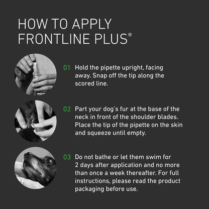 FRONTLINE SPOT ON PLUS Flea, Tick Treatment Small Dogs 2-10Kg 6 pipettes