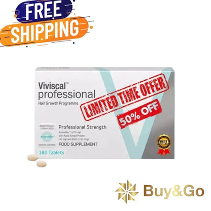 VIVISCAL PROFESSIONAL HAIR GROWTH FORMULA (180 TABLETS) pro strength men women