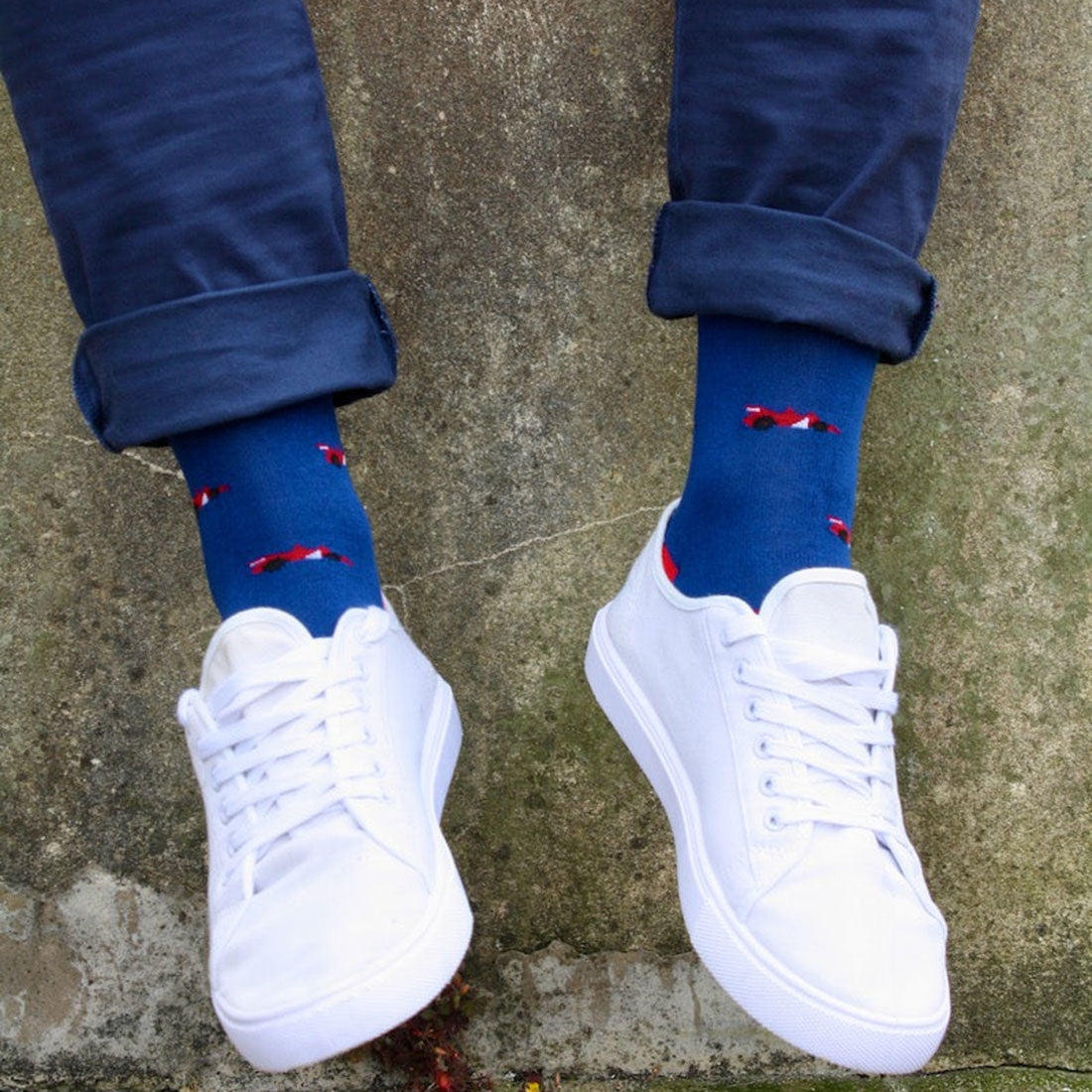 Racing Cars Matching Bamboo Socks (Adult & Child)