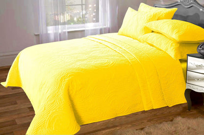 Sorrento Luxurious Embossed Quilted Bedspread Set with Versatile Comfort Ideal for Sofa or Bedding Available in Multiple Colours and Sizes by OLIVIA ROCCO