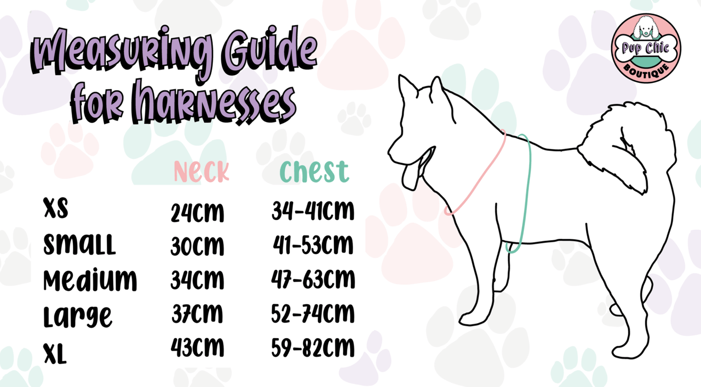 Sprinkles for Days reversible harness
