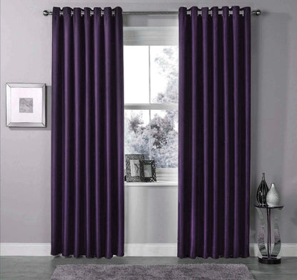 Thermal Blackout Room Darkening Curtains Energy Saving Light Blocking Panels in 12 Colours for Bedrooms and Living Rooms Multiple Sizes by OLIVIA ROCCO