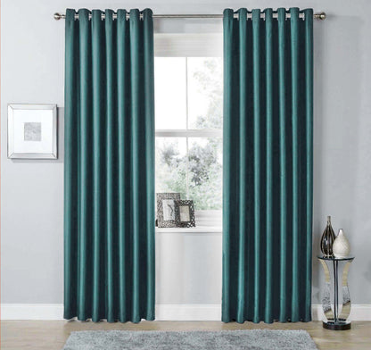 Thermal Blackout Room Darkening Curtains Energy Saving Light Blocking Panels in 12 Colours for Bedrooms and Living Rooms Multiple Sizes by OLIVIA ROCCO