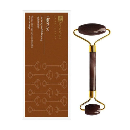 Tiger Eye Harmony and Balancing Facial Roller (Gold Metal Handle)