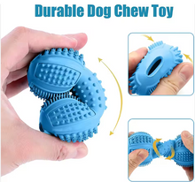 TUGME Tough Durable Interactive Rubber Dog Treat Toy Balls Bite Resistant Chew Toys Tooth Cleaning Food Leakage Feeder Toys