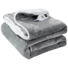 Ultra Soft Double Layer Electric Heated Throw Blanket with Adjustable Heat Settings & Overheat Protection by OLIVIA ROCCO