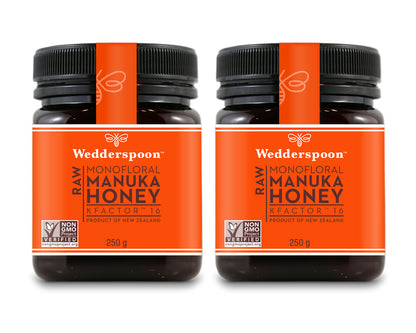 Wedderspoon RAW Manuka Honey KFactor 16+ 500g