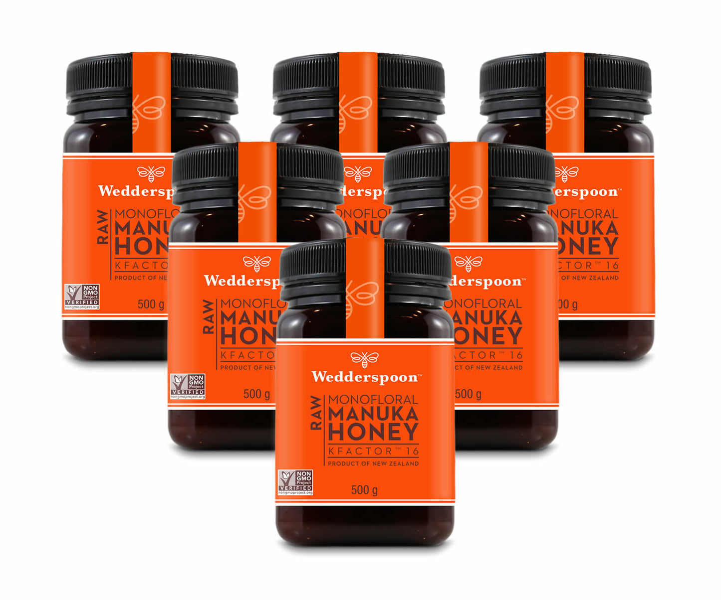 Wedderspoon RAW Manuka Honey KFactor 16+ 500g