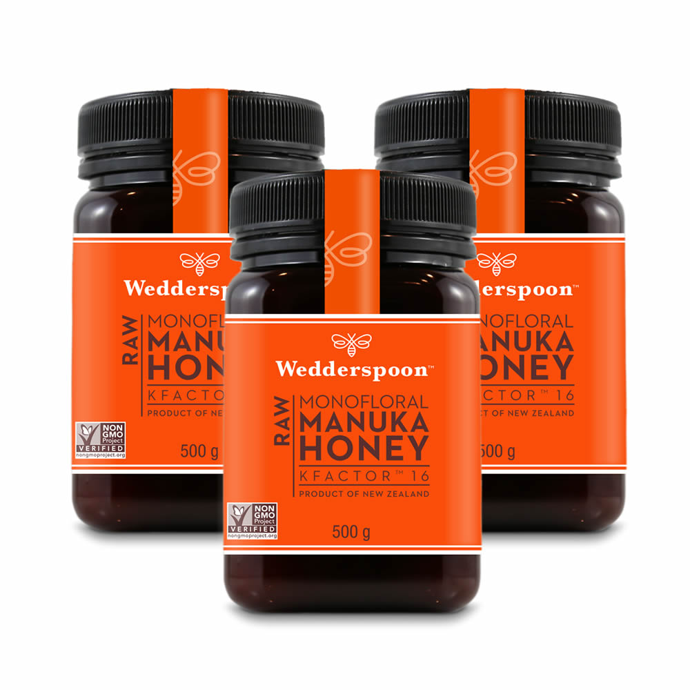 Wedderspoon RAW Manuka Honey KFactor 16+ 500g