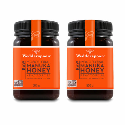 Wedderspoon RAW Manuka Honey KFactor 16+ 500g