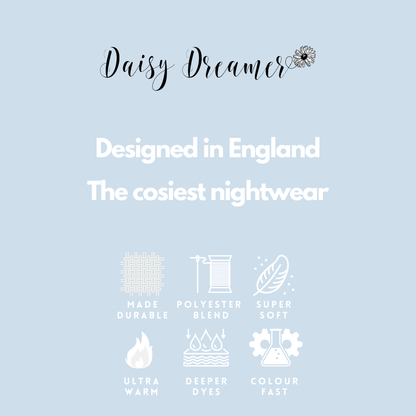 Women's Pink Snuggle Fleece Touch Hooded Robe Luxurious Soft Loungewear Cosy Durable Dressing Gown UK Sizes 8-22 by Daisy Dreamer